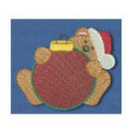 Teddy Bear Christmas Machine Embroidery Designs by JuJu
