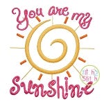 You Are My Sunshine Embroidery | Machine Embroidery Designs by JuJu