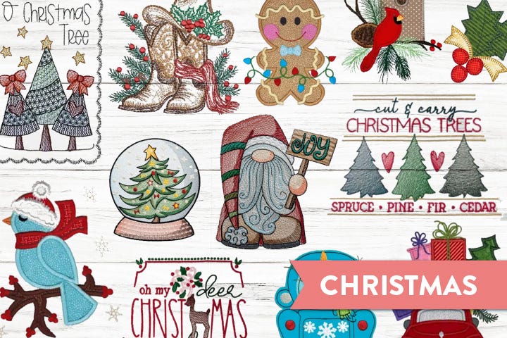 Christmas Embroidery Designs