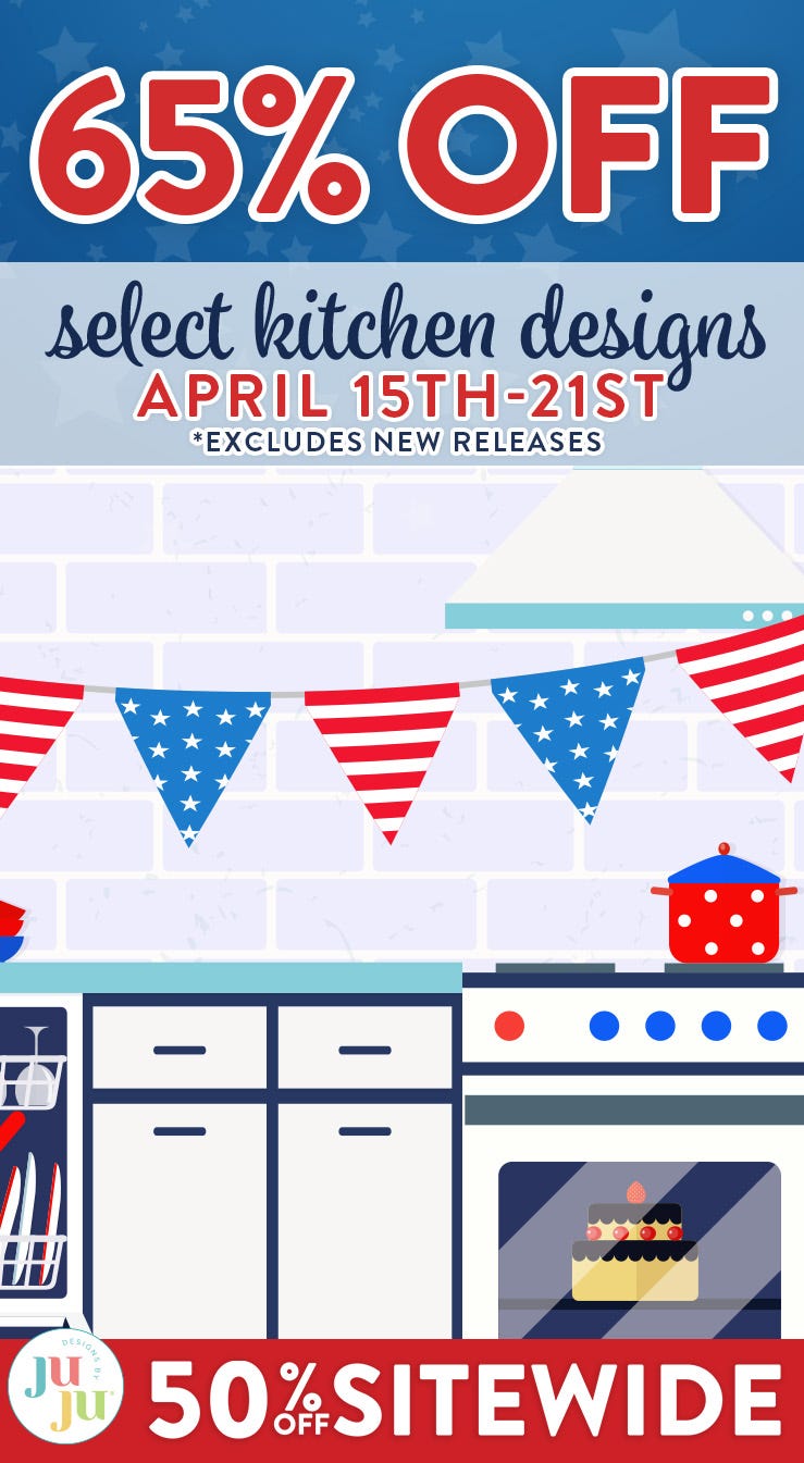 65% OFF Select Kitchen Designs. April 15th-21st. 50% Off Site Wide. Shop Now