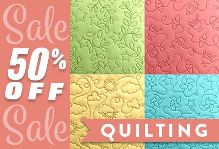 50% OFF Quilting