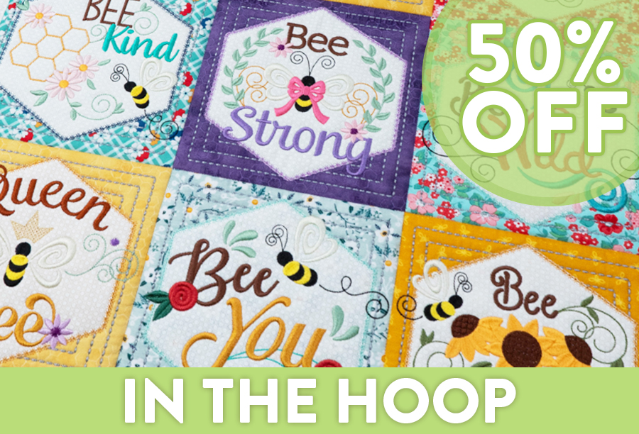 50% off In The Hoop
