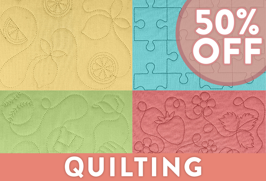 50% off Quilting