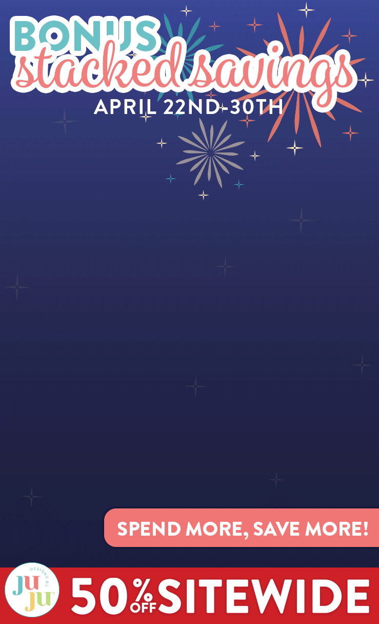 Bonus Stacked Savings. April 22nd-30th. Spend $35+ get extra 10% off. Spend $50+ get extra 15% off. Spend $65+ get extra 20% off. Spend more, save more!