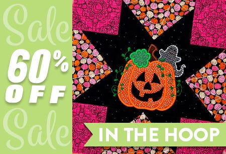 60% off In The Hoop