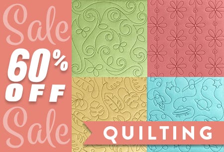 60% off Quilting