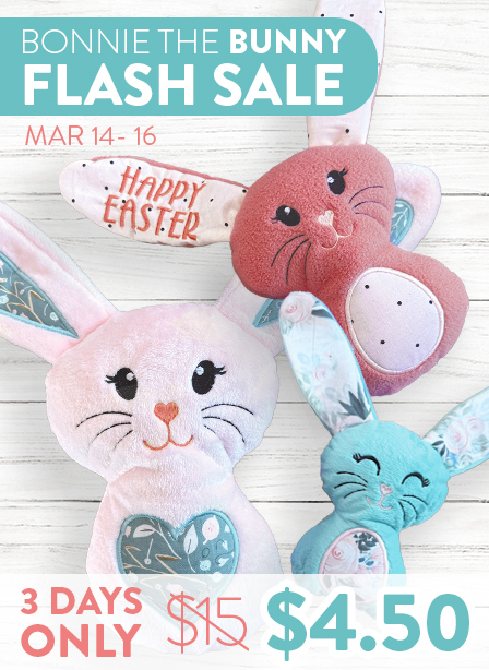 Bonnie The Bunny FLASH SALE Mar 14-16.. 3 Days Only $4.50