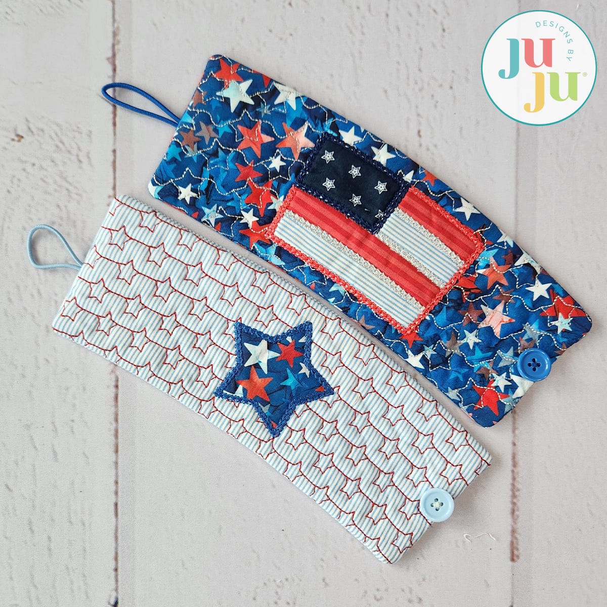 In The Hoop Patriotic Mug Wraps Project Set 2