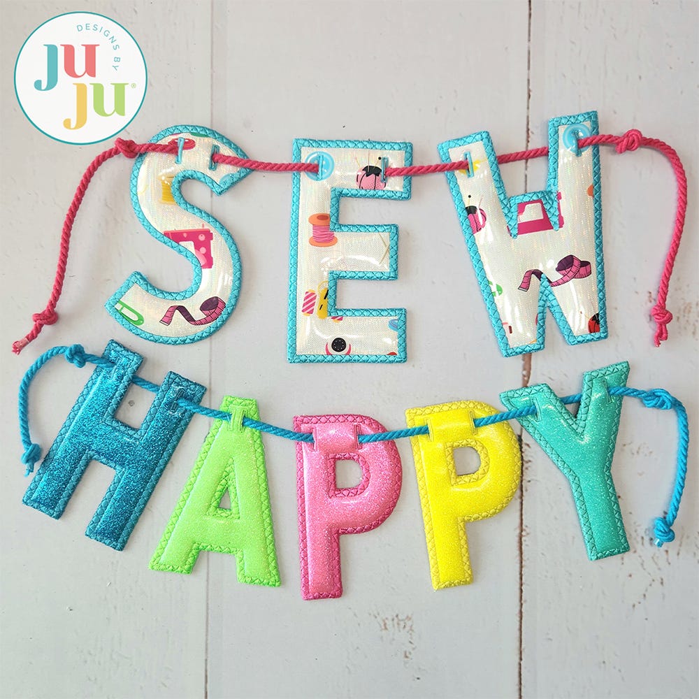 Designs by JuJu In The Hoop Freestanding Alphabet