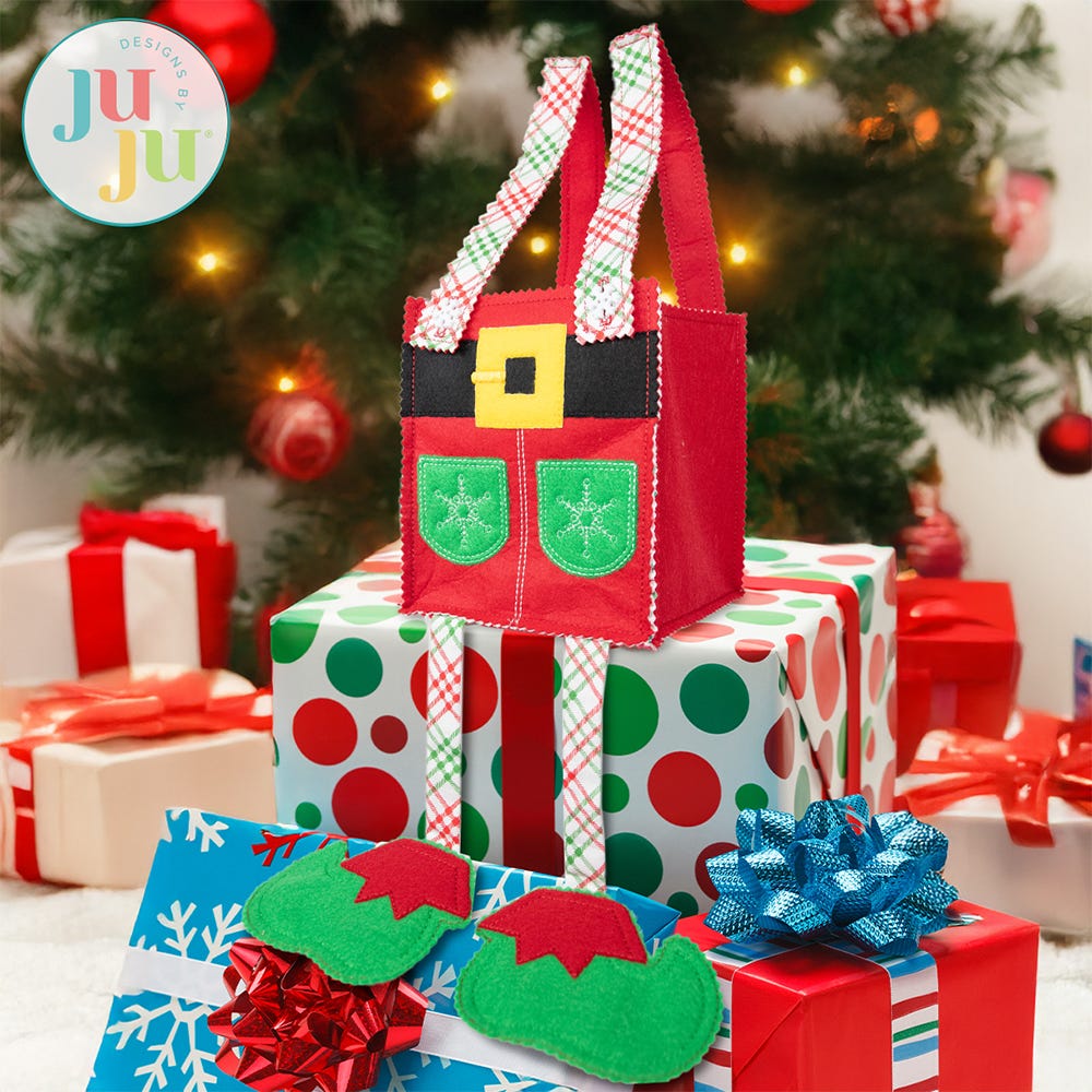 In The Hoop Christmas Elf Basket Project