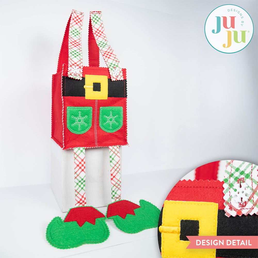 In The Hoop Christmas Elf Basket Project