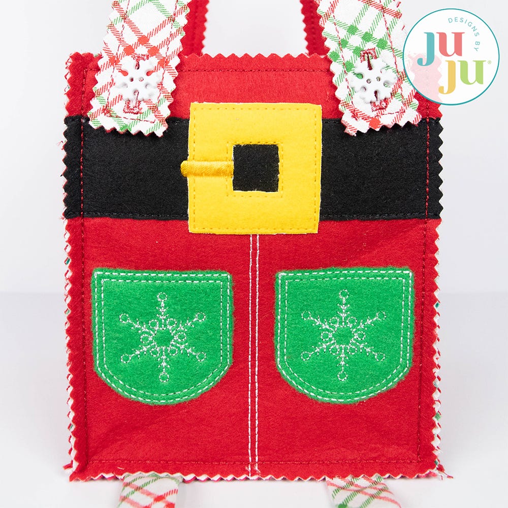 In The Hoop Christmas Elf Basket Project