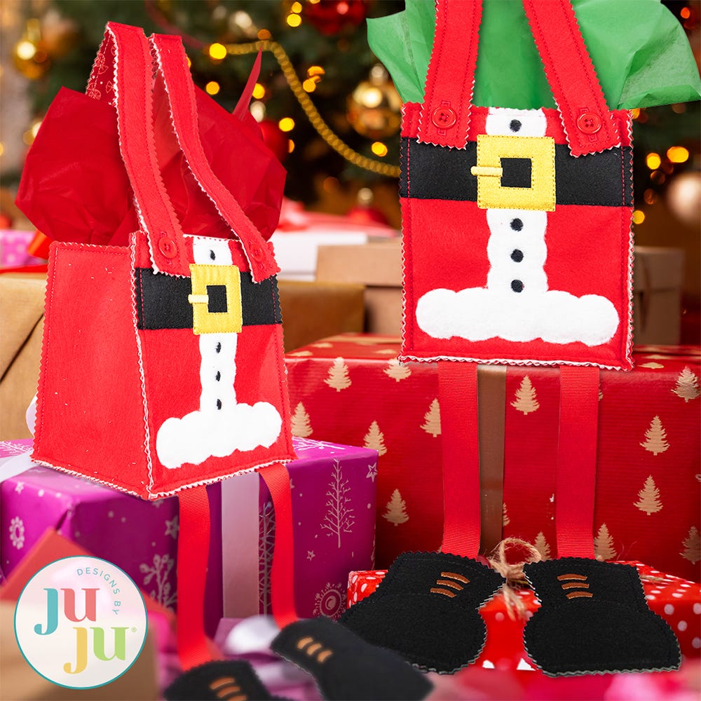 In The Hoop Christmas Santa Basket Project