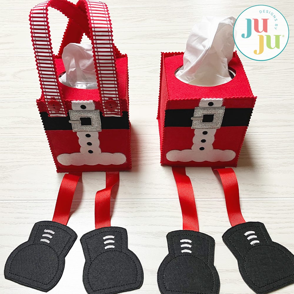 In The Hoop Christmas Santa Basket Project