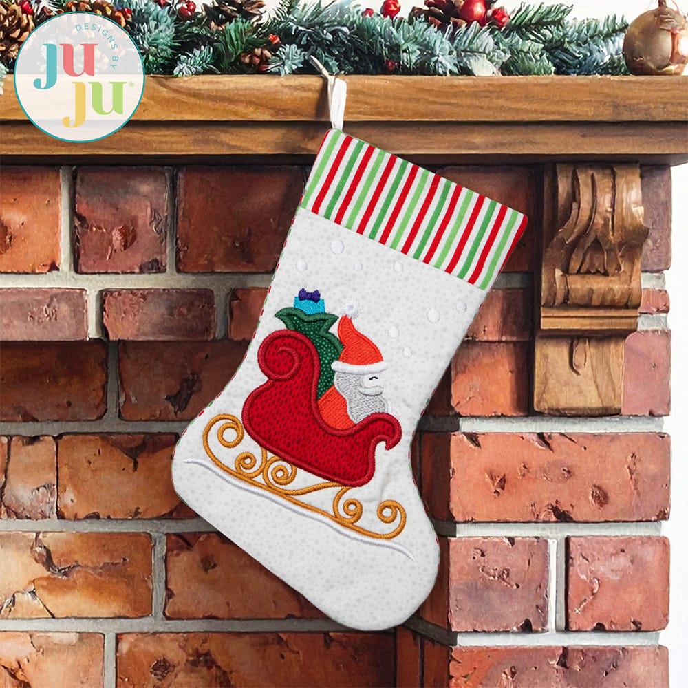 In The Hoop North Pole Village Stockings Project