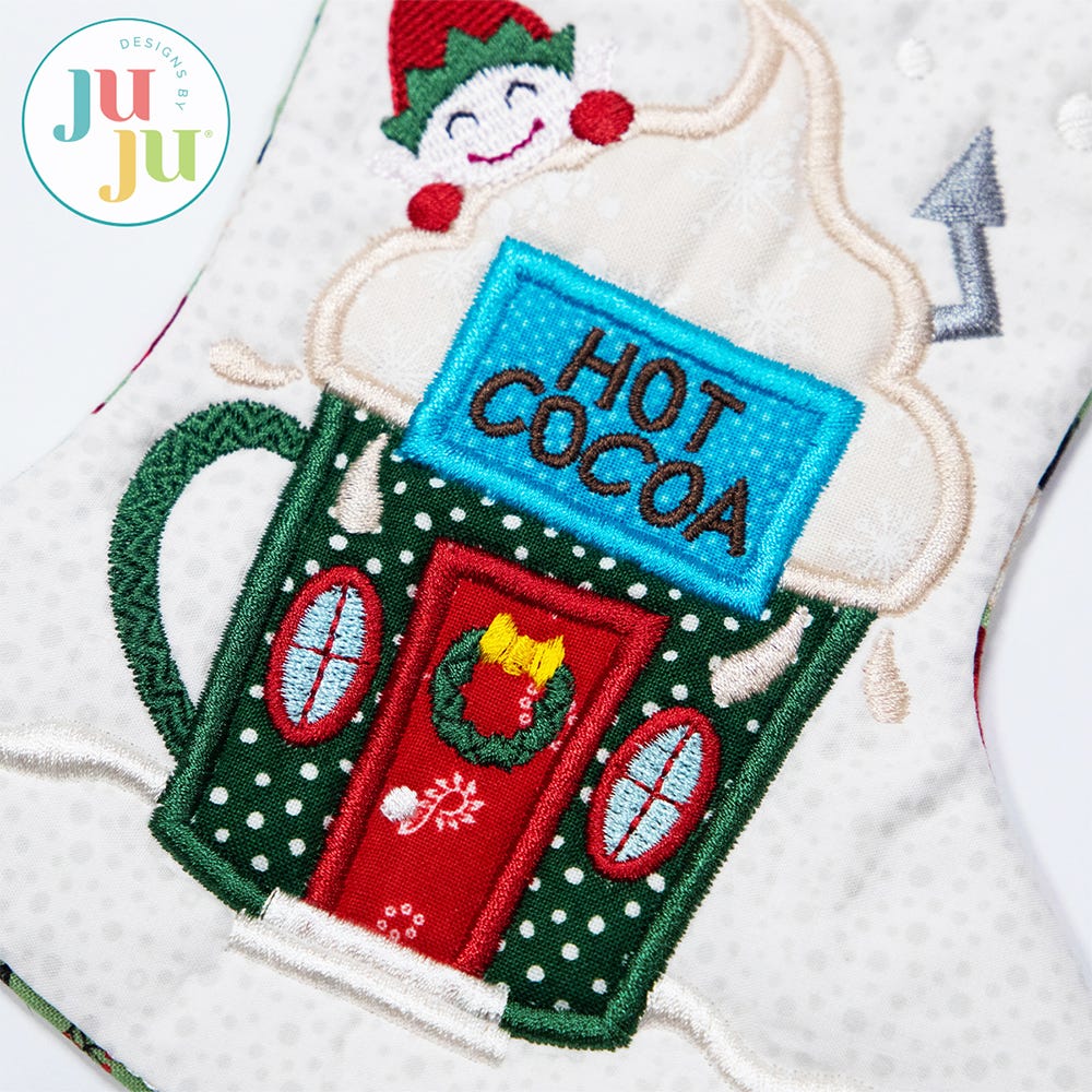 In The Hoop North Pole Village Stockings Project