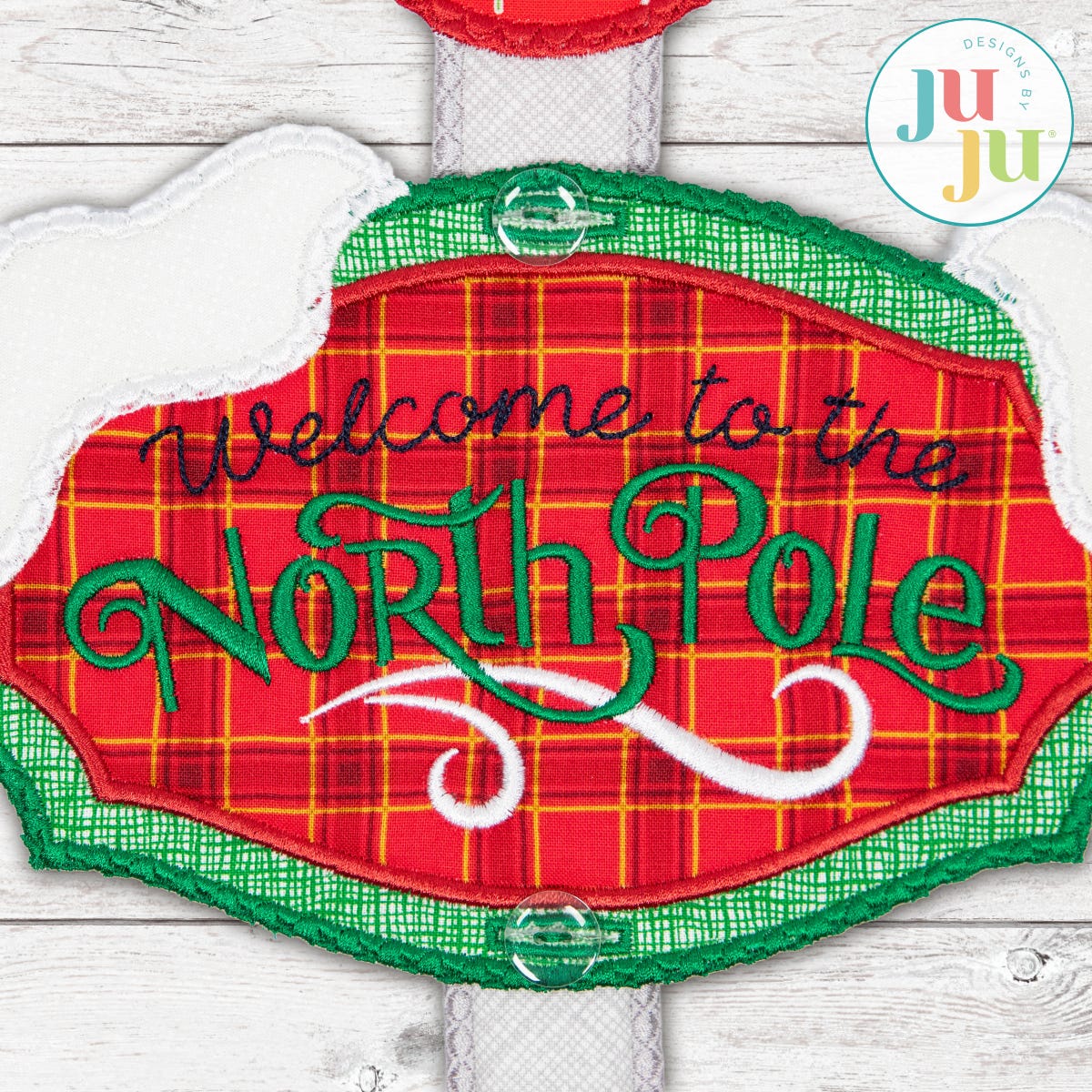 In The Hoop North Pole Family Wall Hanging Project