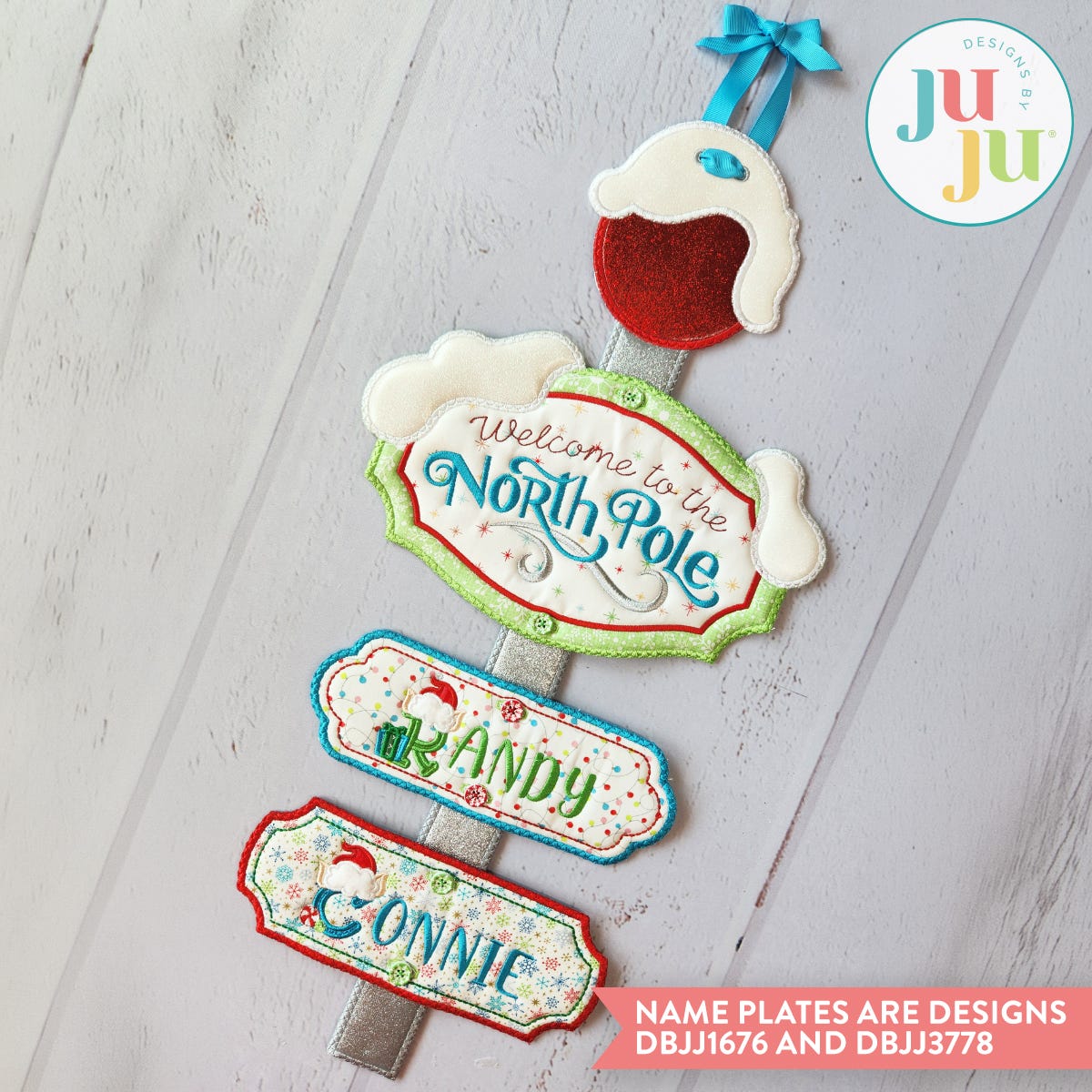 In The Hoop North Pole Family Wall Hanging Project