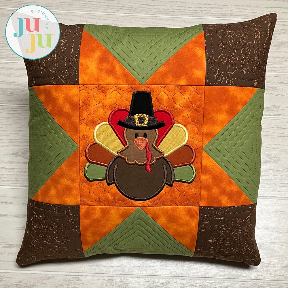 In The Hoop Turkey Mini Quilt Project