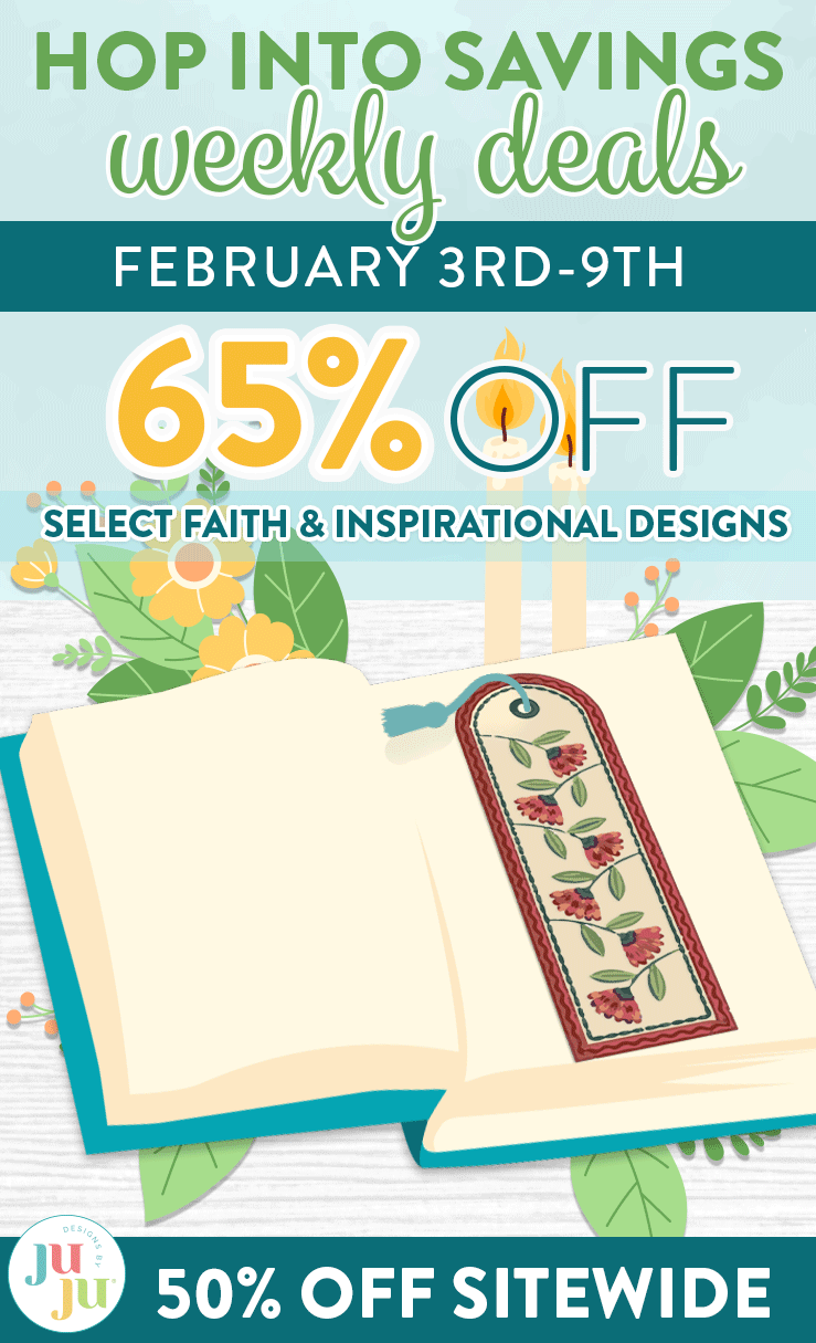 Hop Into Savings Weekly Deals! 50% Off Sitewide. 65% Off Select Faith & Inspirational Designs. Feb. 3 - Feb. 9. Shop Now