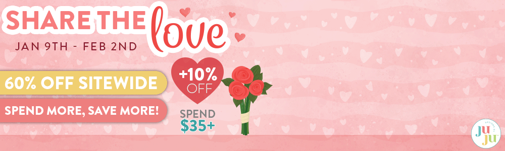 Share the Love. Jan 9th-Feb 2nd. 60% Off Sitewide, Spend More, Save More. Extra 10% off when you spend $35+. Extra 15% off when you spend $50+. Extra 20% off when you spend $65+.