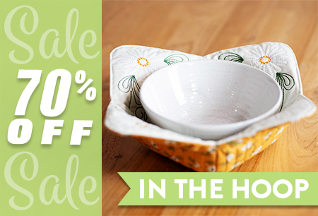 70% off In The Hoop