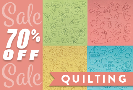 70% off Quilting