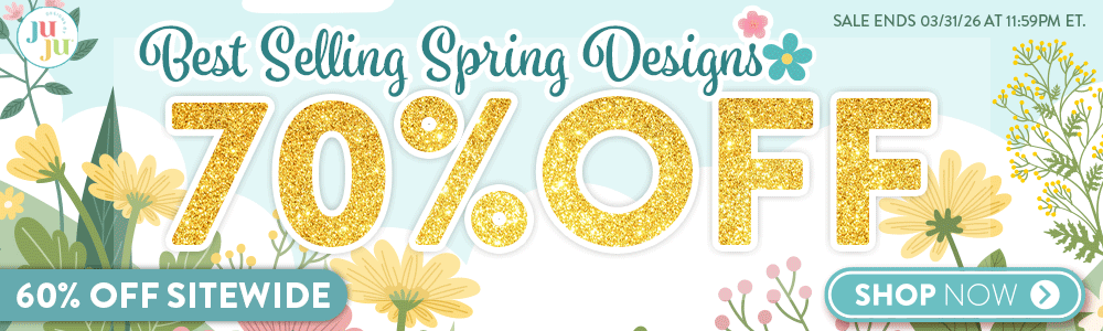 Best Selling Spring Designs 70% Off. Sale Ends 3/31/2026 @ 11:59PM ET. Shop Now. 60% Off Site Wide