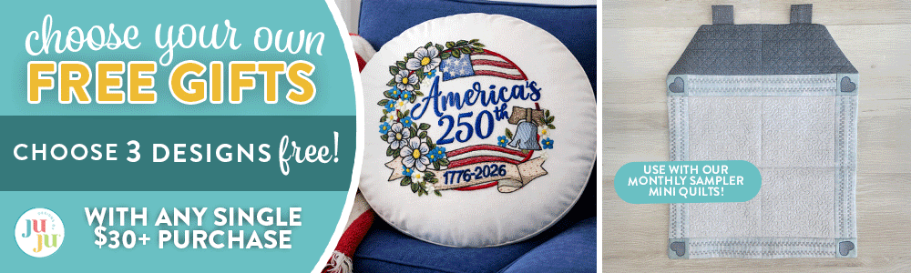 Choose Your Free Gift - Choose 3 Designs FREE when you spend $30+