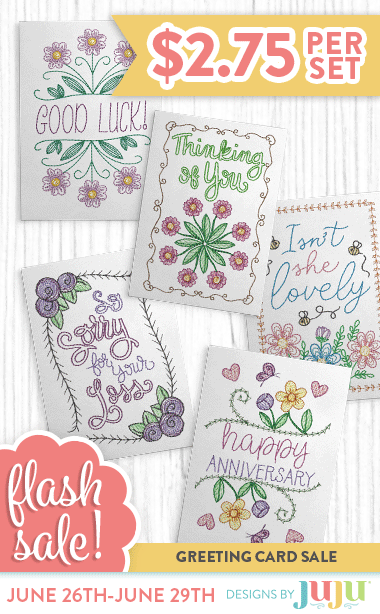 FLASH SALE! $2.75 per set. Greeting Card Sale. June 26th - June 29th