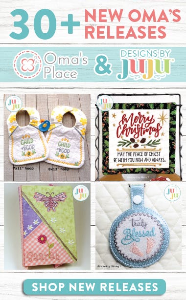 30+ New Oma's Releases. Oma's Place & Designs by JuJu. Shop New Releases