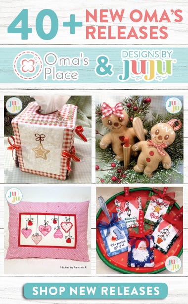 40+ New Oma's Releases. Oma's Place & Designs by JuJu. Shop New Releases