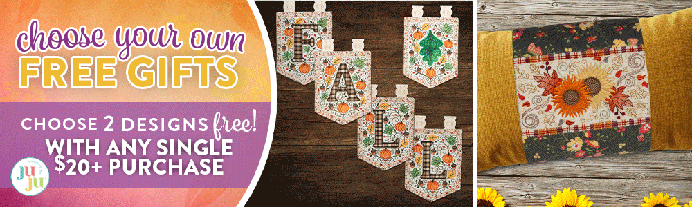 Choose Your Free Gift - Choose 3 Designs FREE when you spend $30+