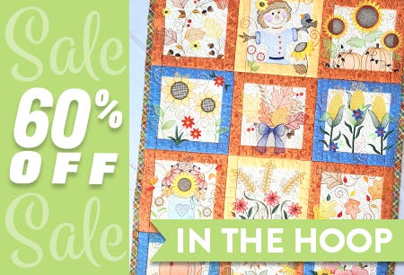 60% OFF In The Hoop