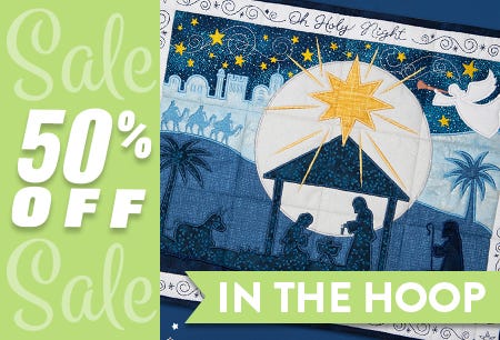 50% OFF In The Hoop