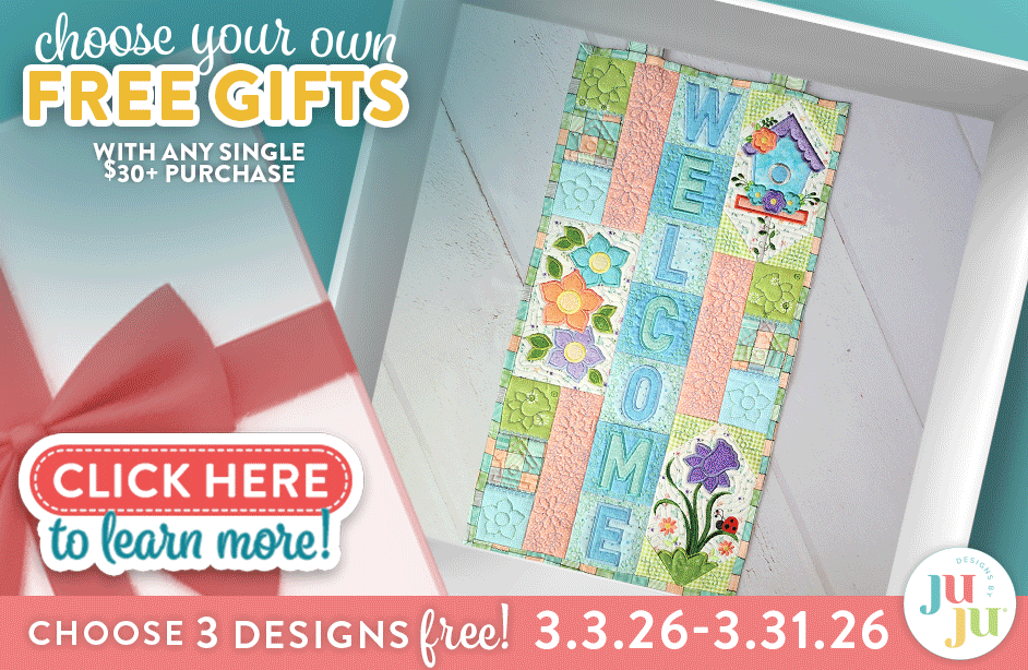 Choose Your Own Free Gifts. With any single $30+ purchase. Click Here to learn more! Choose 3 Designs Free! 3.3.26 - 3.31.26
