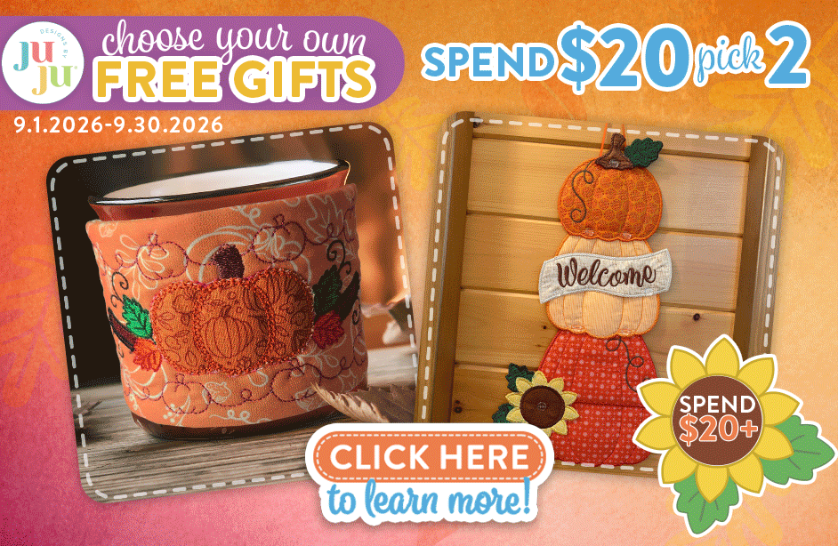 Choose Your Own Free Gifts. Spend $20, Pick 2. Sept. 1st thru Sept. 30th. Click Here To Learn More!