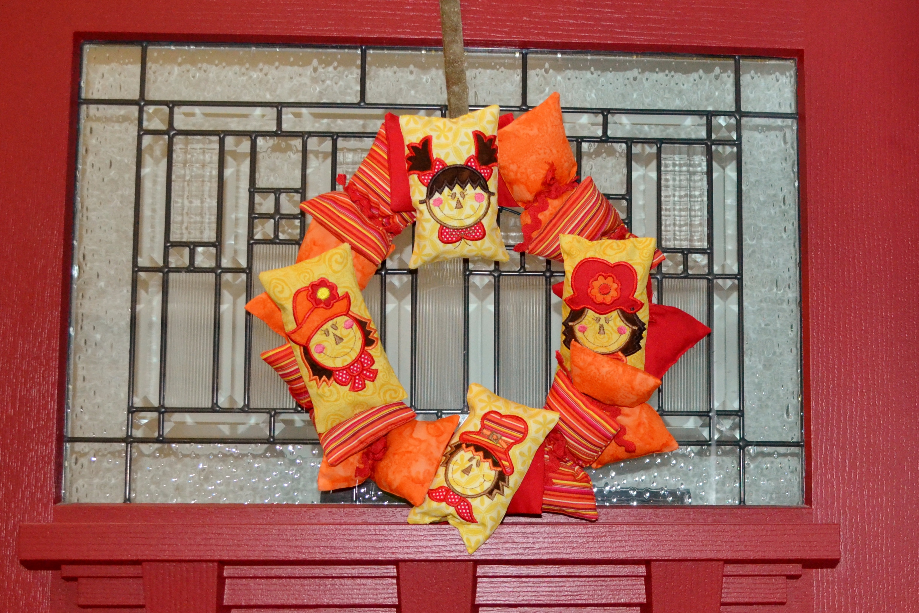 photo 11 / Scarecrow Fabric Wreath