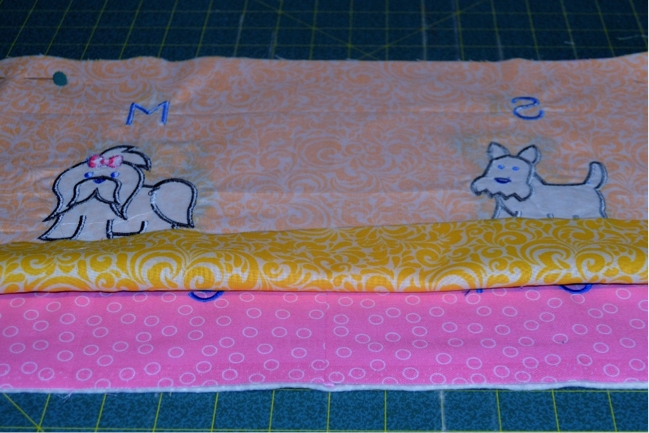 DBJJ - 9 - Embroidered Fabric Doggie Book