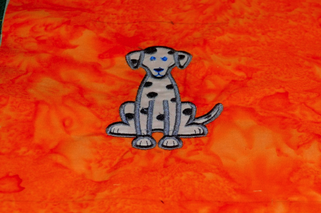 DBJJ - 6 - Embroidered Fabric Doggie Book