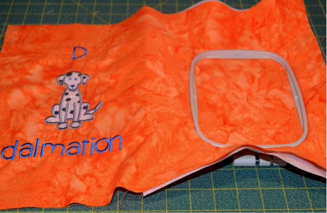 DBJJ - 7 - Embroidered Fabric Doggie Book