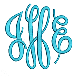 Circle Script Monogram GIF