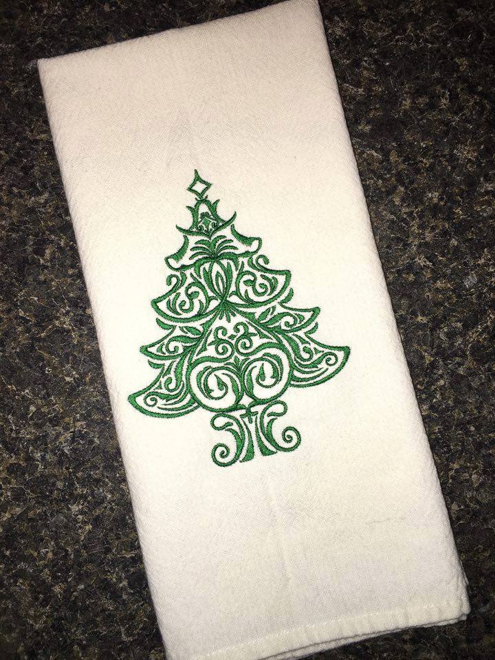 Customer Project By: Sarah De Viney Baxter / Christmas Damask Customer Project