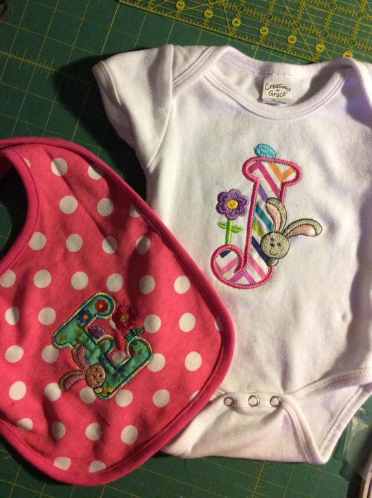 Easter Alphabet Applique