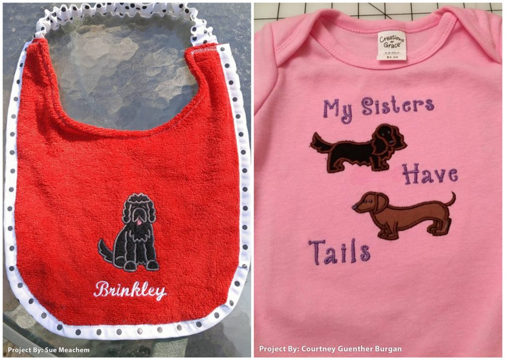 Top Dog Applique / Clothes