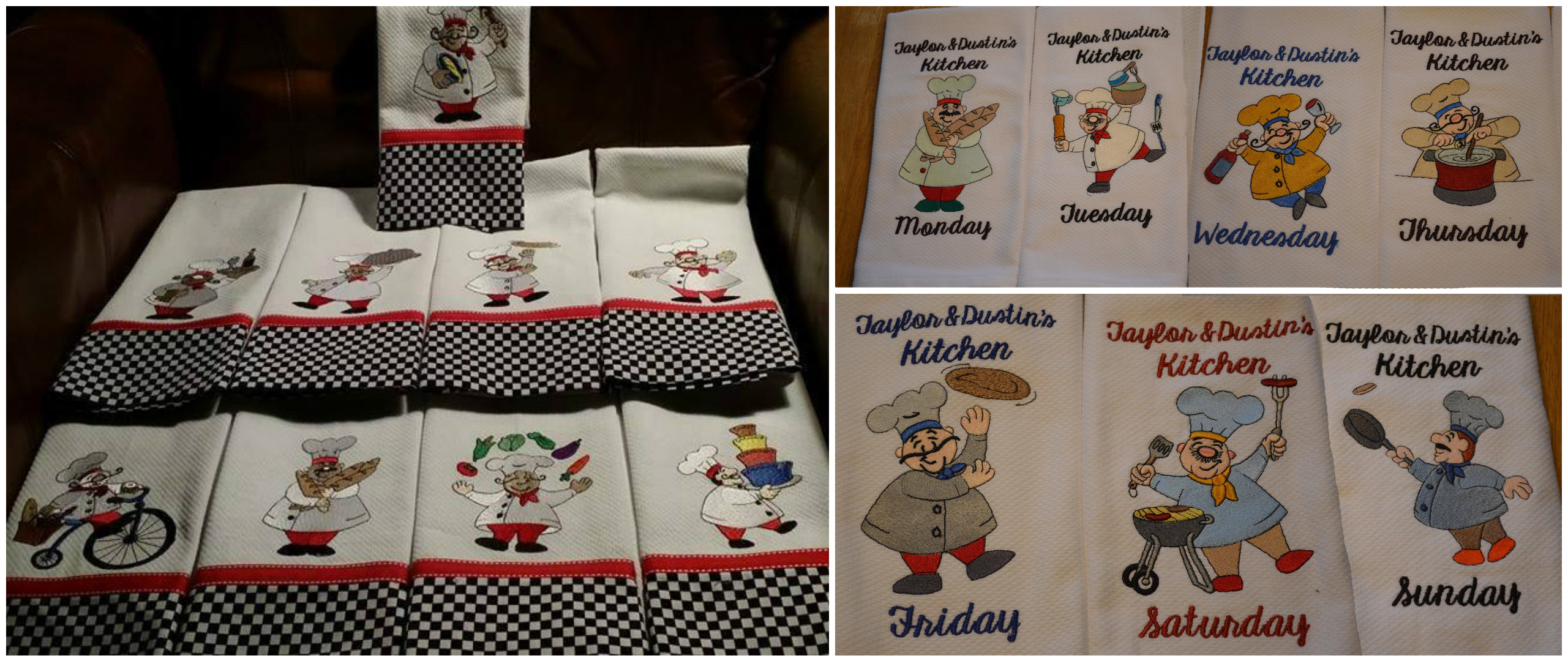 Bon Appetit Chefs Towel Sets