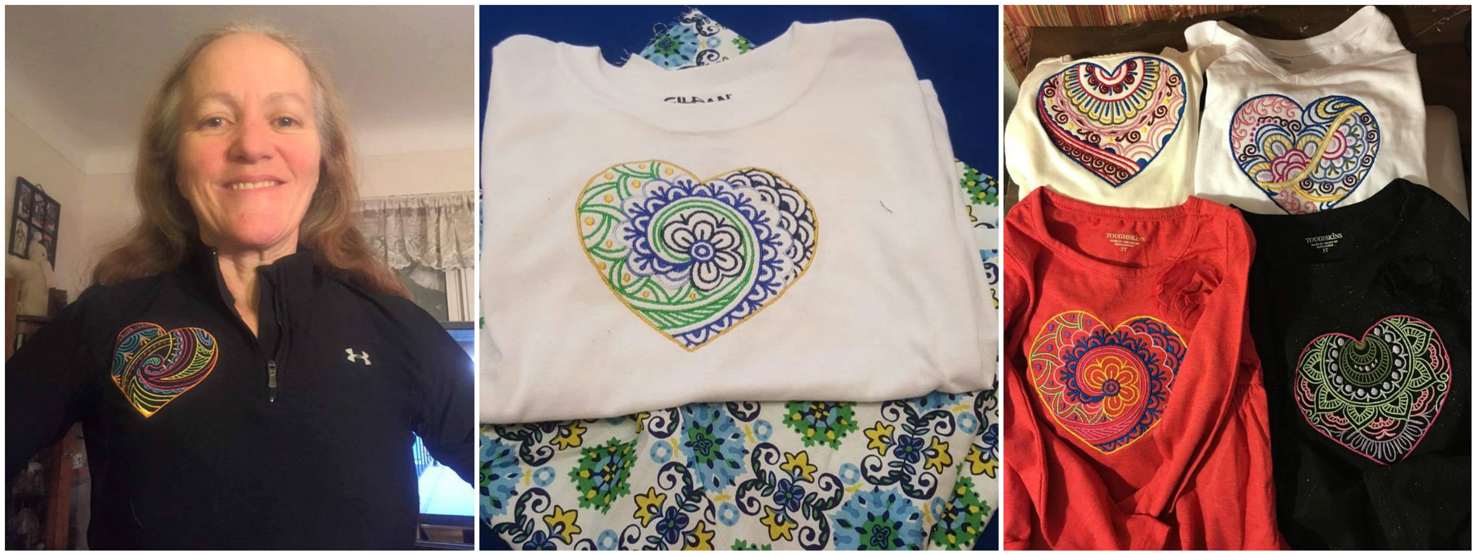 Mehndi Hearts - Clothes
