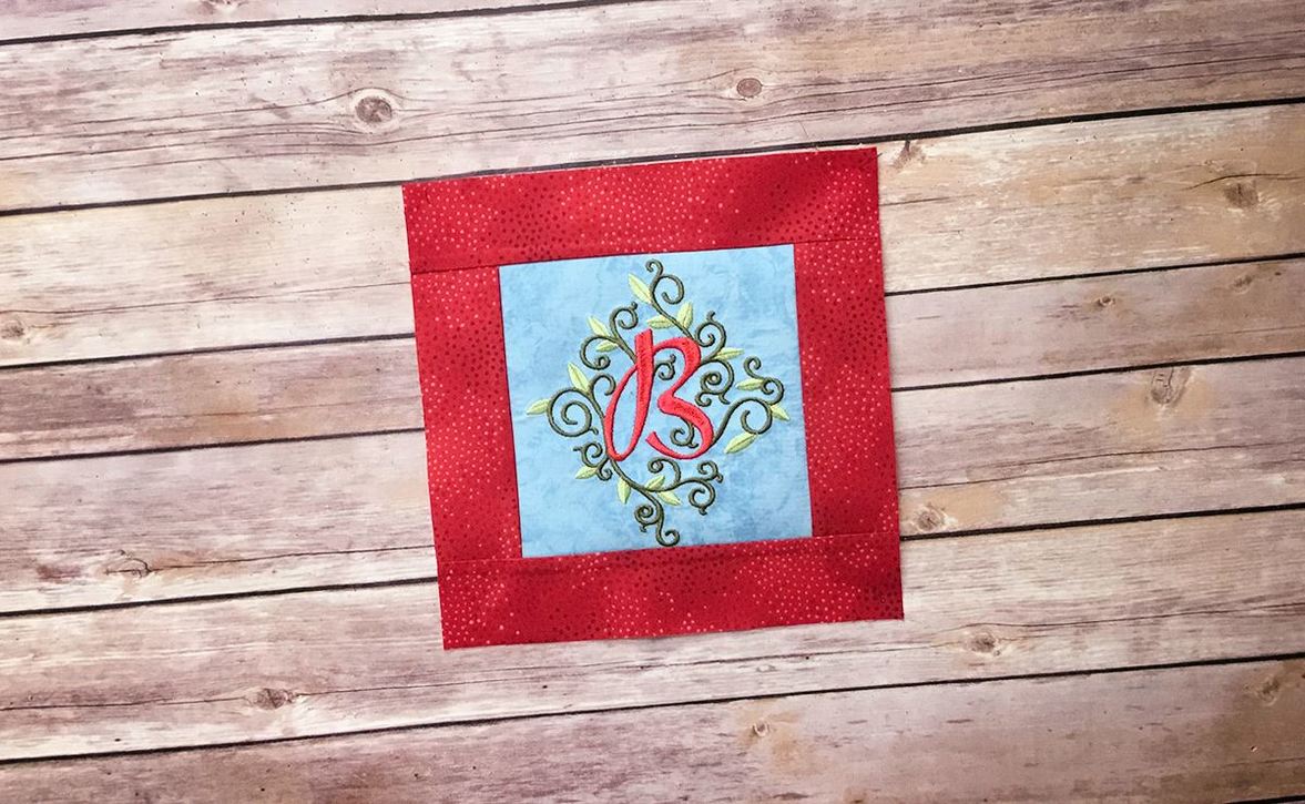 Diamond Floral Monogram!