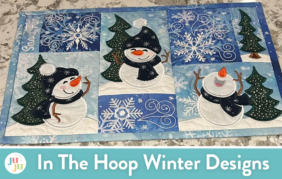 Customer Projects: In The Hoop Winter Designs