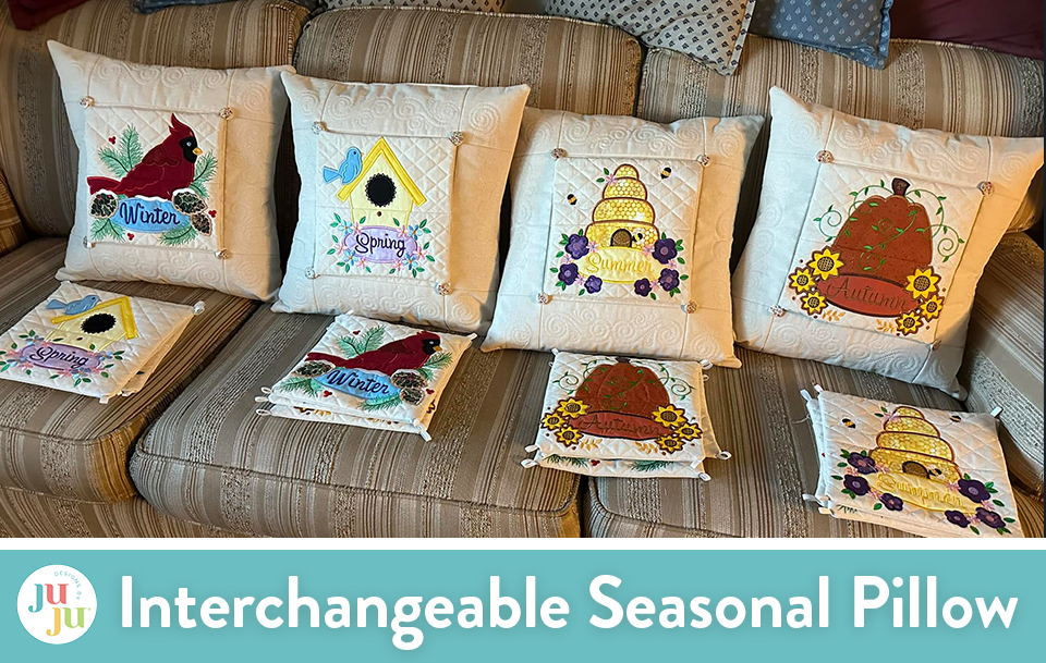 Customer Projects: Interchangeable Seasonal Pillow